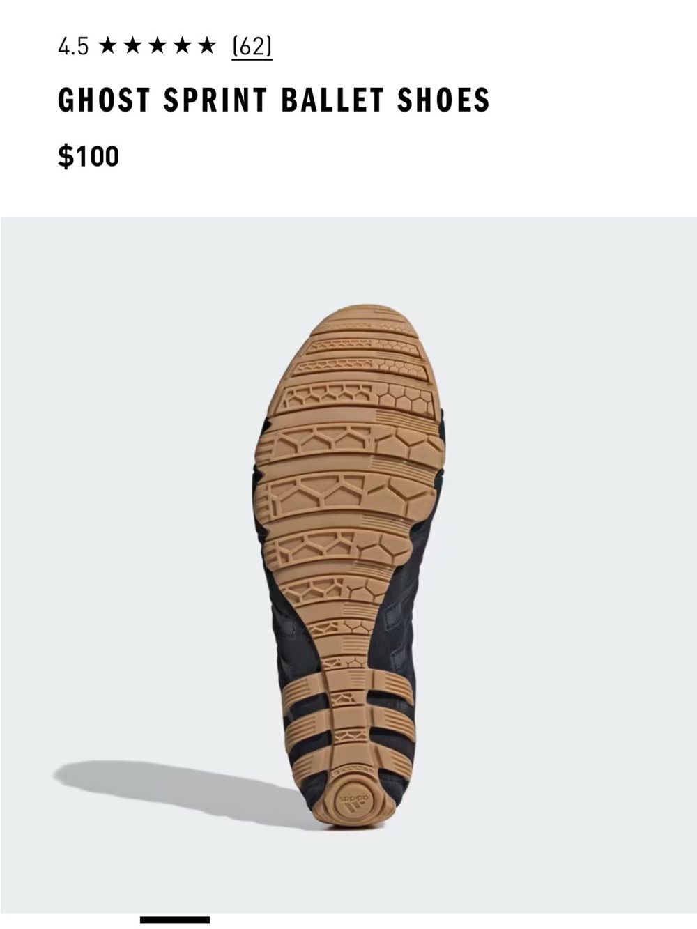 adidas Ghost Sprint Ballet Shoes - BRAND NEW NO TAGS - Picture 9 of 10